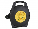 CABLE REEL - 10 m - 3G1.5 - 4 SOCKETS - FRENCH SOCKET