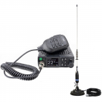 CB PNI Escort HP 8900 ASQ Radio Station Package, 12-24V + CB PNI S75 Antenna with Magnetic Base