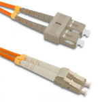Qoltec Patchcord fiber optic SC/UPC - LC/UPC | Multimode | 50/125 | OM2 | Duplex | 2m
