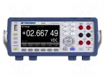 Benchtop multimeter | LCD 4,3" | 6,5 digit (2000000) | True RMS AC
