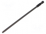 Screwdriver bit | Torx&reg; | TX20 | 1/4" | Overall len: 150mm