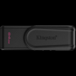 Kingston  64GB Portable USB 3.2 Gen 1 DataTraveler Exodia S (Black/Black)