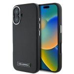 Other Phone Accessory Karl Lagerfeld  Karl Lagerfeld FW Metal Plate MagSafe iPhone 16 Case - Black