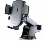 Auto holder Joyroom Car phone holder with telescopic extendable arm for dashboard and windshield Black