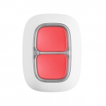 Ajax DoubleButton White Wireless Panic Button with Dual-Press Protection
