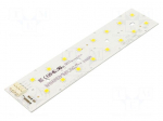 LED strip | W: 49.5mm | L: 223mm | No.of diodes: 16 | CRImin: 70 | 4000K