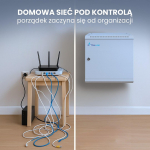 Extralink Rackmount cabinet 9U 600x450 ASP Gray wall mounted, metal door