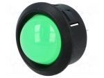 Indicator: LED | prominent | Cutout: &Oslash;25.65mm | for PCB | plastic