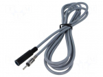 Cable | 3m | DIN socket,DIN plug | Car brand: universal