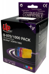 Ink cartridge Uprint Brother LC970 BK / C / M / Y PACK 4