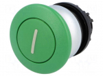 Switch: push-button | Stabl.pos: 1 | 22mm | green | Illumin: none | IP67