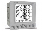 Meter: network parameters | on panel | digital,mounting | LCD | 300V
