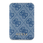 Other goods Guess  Guess Powerbank inductive 15W GUPB5FP4EMGB 5000mAh blue/blue 4G Leather Metal Logo MagSafe
