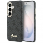 Case universal Guess Samsung Galaxy S26 PU 4G Script Metal Logo With MagSafe Case Black