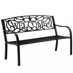 T&ouml;&ouml;riistad ja m&otilde;&otilde;teseadmed // Aiandusriistad ja tarvikud // Ławka Ogrodowa Taras Ogr&oacute;d Park Metalowa Oparcie WELCOME Czarna 127 cm