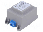 Transformer: encapsulated | 30VA | 230VAC | 24V | 1.25A | 600g | IP00