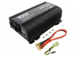 Converter: automotive dc/ac | 1500W | Uout: 230VAC | 11&divide;15VDC | 0&divide;40&deg;C
