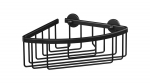 TESA ALUXX BLACK Aluminium Wall-mounted Shower basket