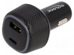 USB power supply | USB A socket,USB C socket | Sup.volt: 12&divide;24VDC
