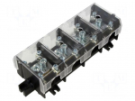 Splice terminal: distribution block | 232A | with cover | black