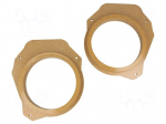 Spacer ring | MDF | 165mm | Citro&euml;n,Fiat | impregnated,varnished