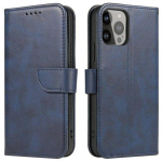 Book case iLike Samsung Galaxy A34 5G cover with flip wallet stand Blue