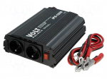 Converter: DC/AC | 700W | Uout: 230VAC | 10.5&divide;15.5VDC | Ppeak: 1000W