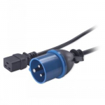 APC POWER CORD, C19 TO IEC309 16A, 2.5M