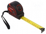 Measuring tape | L: 8m | Width: 25mm | strengthened construction