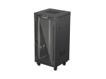 Lanberg FF01-6624-12BL rack cabinet 24U Freestanding rack Black