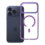 Riff Clear Hybrid Mag Cover back Frame case Apple iPhone 17 Pro Max Purple