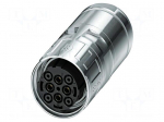 Connector: M40 | plug | SM | PIN: 8 | 250V | 30A,70A | shielded | IP67