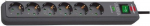 Brennenstuhl Eco-Line sockets 6-fold - anthracite 13.500A surge protection