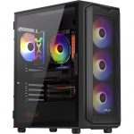Krux Krux Orona, tower case black, tempered glass