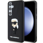 Karl Lagerfeld KLHCS24M3DRKINK Hardcase 3D Rubber Ikonik for Samsung Galaxy S24+ S926 / black