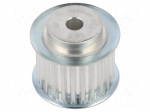 Belt pulley | T5 | W: 25mm | whell width: 36mm | &Oslash;: 37.4mm | aluminium