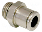 Straight push-in fitting | Mounting: G1/4-AG | Man.series: STV-GE