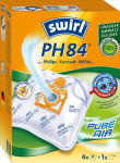Melitta vacuum cleaner bags PH84 AirSpace MicroPor Plus Green (4 bags + 1 filter, for Philips, Nilfisk)