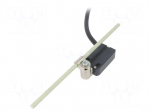 Limit switch | glass fibre rod &Oslash;6x200mm R 19-189mm | NO + NC | 10A