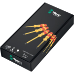Wera 1060 i/1062 i/6 screwdriver set Kraftform VDE (yellow/red, 6 pieces, Black Point tip)