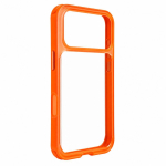 Back panel cover Evelatus Apple iPhone 18 Pro / 17 Pro LiveCase Hybird Case Stend PC+TPU Orange