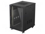 Enclosure: rack cabinet | Standard: 19" | 18U | W: 600mm | H: 900.2mm