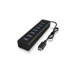 Hub 7-pordiline IcyBox USB 3.0 IB-HUB1700-C3 USB 3.0 Type-C (b) jaem&uuml;&uuml;k