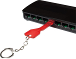Logilink RJ45 pordi blokeerija komplekt 10 tk red + v&otilde;ti