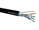 Solarix outdoor kabel instalacyjny FTP CAT5e przew&oacute;d PE 305m/box konsolowe SXKD-5E-FTP-PE-SAM