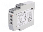 Timer | 0,1s&divide;100h | SPDT x2 | 24VDC/5A,250VAC/8A | 24&divide;240VAC | DIN