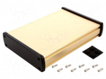 Enclosure: multipurpose | X: 146.6mm | Y: 209mm | Z: 41.6mm | aluminium