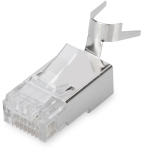 Modulaarne pistik CAT 6A &uuml;mmargusele kaablile, varjestatud, 100 tk Digitus Digitus