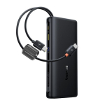 Another product Baseus  LiPo Powerbank 20000mAh 100W ar integretu USB-C kabeli  USB-A  USB-C JC41 EnerFill melns BASEUS E0028N03 (6942521201822)