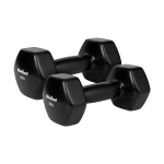 Spordiks ja aktiivseks puhkuseks // Spordikaubad ja varustus // Hantelki żeliwne winylowe HEX 2x5kg, REBEL ACTIVE